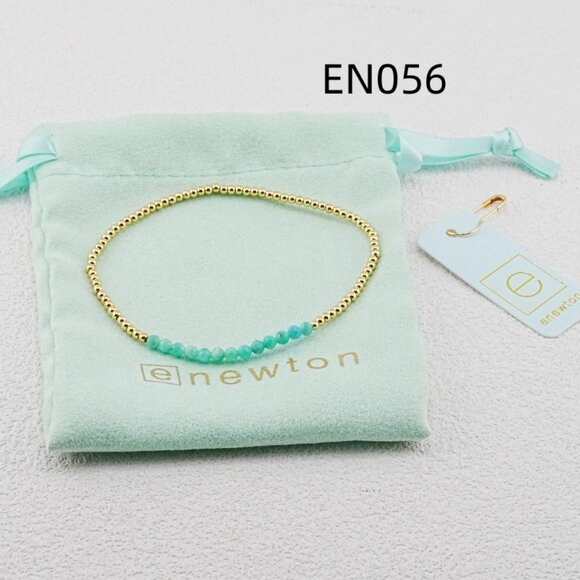 Enewton Amazonite & Gold Bead Single Bracelet - Picture 3 of 4